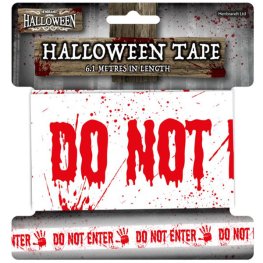 (image for) Do Not Enter Halloween Warning Tape