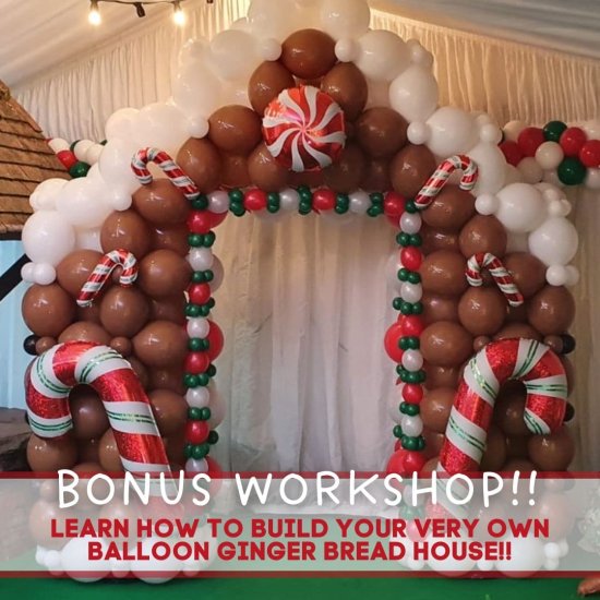 1 Day Elf Workshop & Gingerbread House Masterclass