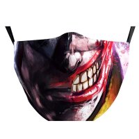 Evil Clown Reusable Face Mask