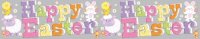 Happy Easter Holographic Extra Wide Banner