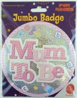 (image for) Pink Mum To Be Badge