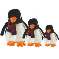 (image for) 10" Christmas Penguin Soft Toy