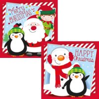 Cute Novelty Christmas Cards 12pk