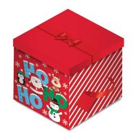 Hohoho Christmas Square Gift Box