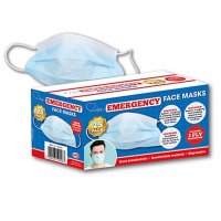 Emergency Disposable Face Masks 25 Pack