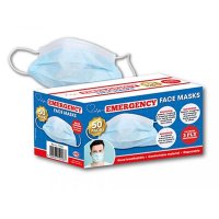 Emergency Disposable Face Masks 50 Pack