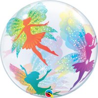 22" Magical Fairies & Sparkles Single Bubble Balloons