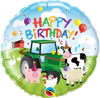 (image for) 18" Birthday Barnyard Foil Balloons