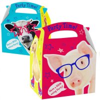 Farm Animals Party Box With Handle