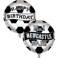 18" Newcastle Birthday Football Foil Balloons