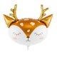 (image for) 25" Deer Head Shape Foil Balloons