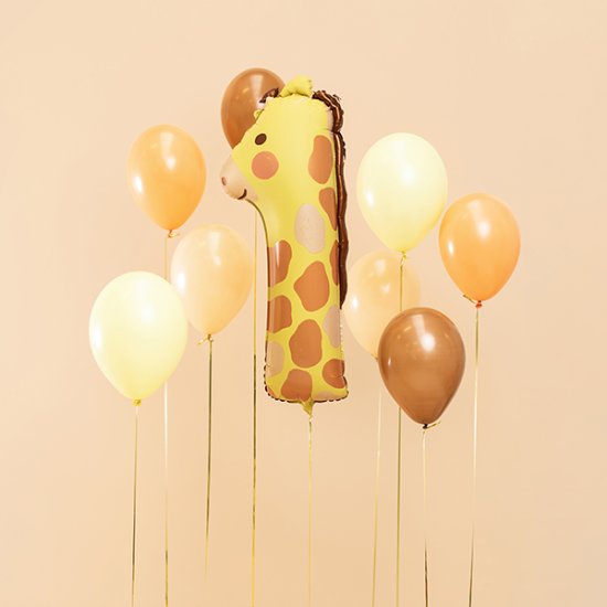 32" Number 1 Giraffe Shape Foil Balloons