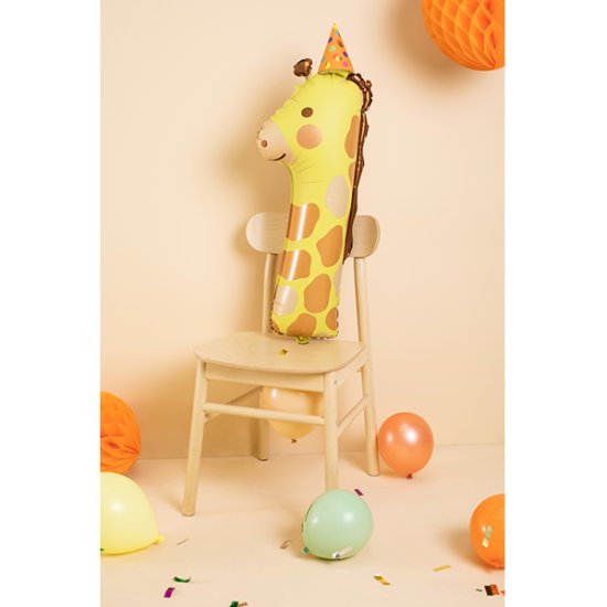 32" Number 1 Giraffe Shape Foil Balloons