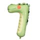 (image for) 29" Number 7 Crocodile Shape Foil Balloons