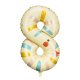 (image for) 28" Number 8 Snake Shape Foil Balloons