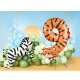 (image for) 30" Number 9 Tiger Shape Foil Balloons