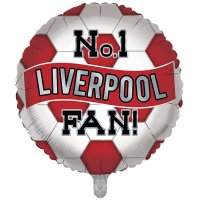18" No1 Liverpool Football Fan Foil Balloons