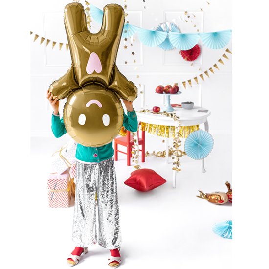 33" Gingerbread Man Foil Balloons