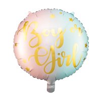 18" Boy Or Girl Mix Foil Balloons