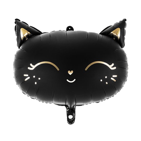 (image for) Black Cat Head Foil Balloons