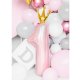 (image for) 36" Age 1 Pink & Gold Crown Shape Foil Balloons