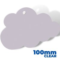 Acrylic Fluffy Cloud Blank 100mm