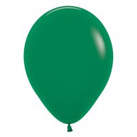 (image for) 12" Fashion Forest Green Latex Balloons 50pk