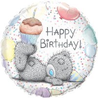 18" Tatty Teddy Birthday Cupcake Foil Balloons