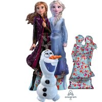 Frozen 2 Elsa, Anna & Olaf Airwalker Foil Balloons