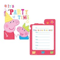 (image for) Peppa Pig Invites x6