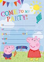 (image for) Pepper Pig Party Invitations x20