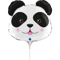 (image for) 14" Panda Head Air Fill Balloons