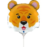 14" Tiger Head Air Fill Balloons
