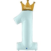(image for) My 1st Birthday Prince Supershape Balloons