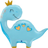 (image for) Blue Dino Supershape Balloons