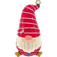 (image for) Christmas Gnome Supershape Foil Balloons