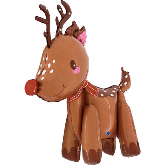 Tiny Reindeer Standup Air Fill Balloons