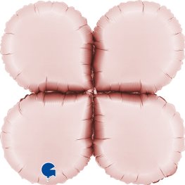 (image for) 19" Satin Pastel Pink Base Drops Holder Air Fill Balloons