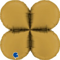 (image for) 26" Satin Gold Base Drops Holder Air Fill Balloons