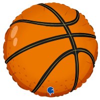 18" Grabo Basketball Foil Balloons