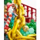 (image for) Gold Chain Garland Foil Balloons 14pc