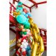 (image for) Gold Chain Garland Foil Balloons 14pc