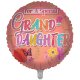 (image for) 18" For A Special Granddaughter Foil Balloons