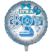 (image for) 18" Its A Baby Boy Foil Balloons