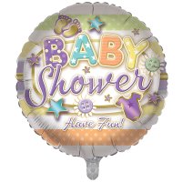 (image for) 18" Baby Shower Neutral Foil Balloons