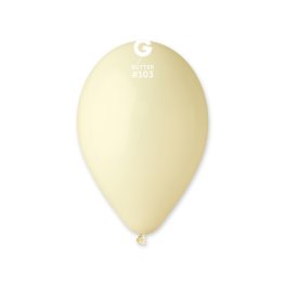 (image for) 13" Butter Latex Balloons 50pk