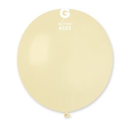 (image for) 19" Gemar Butter Latex Balloons 25pk