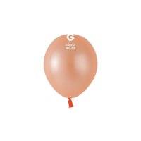 (image for) 5" Neon Orange Latex Balloons 50pk
