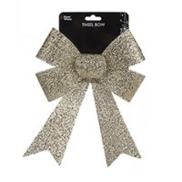 (image for) Gold Tinsel Bow