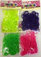 Scented Neon Loom Bands x 300